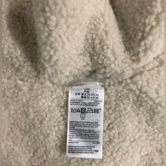 Gap Dog Denim Vest sherpa lined - Picture 3 of 5